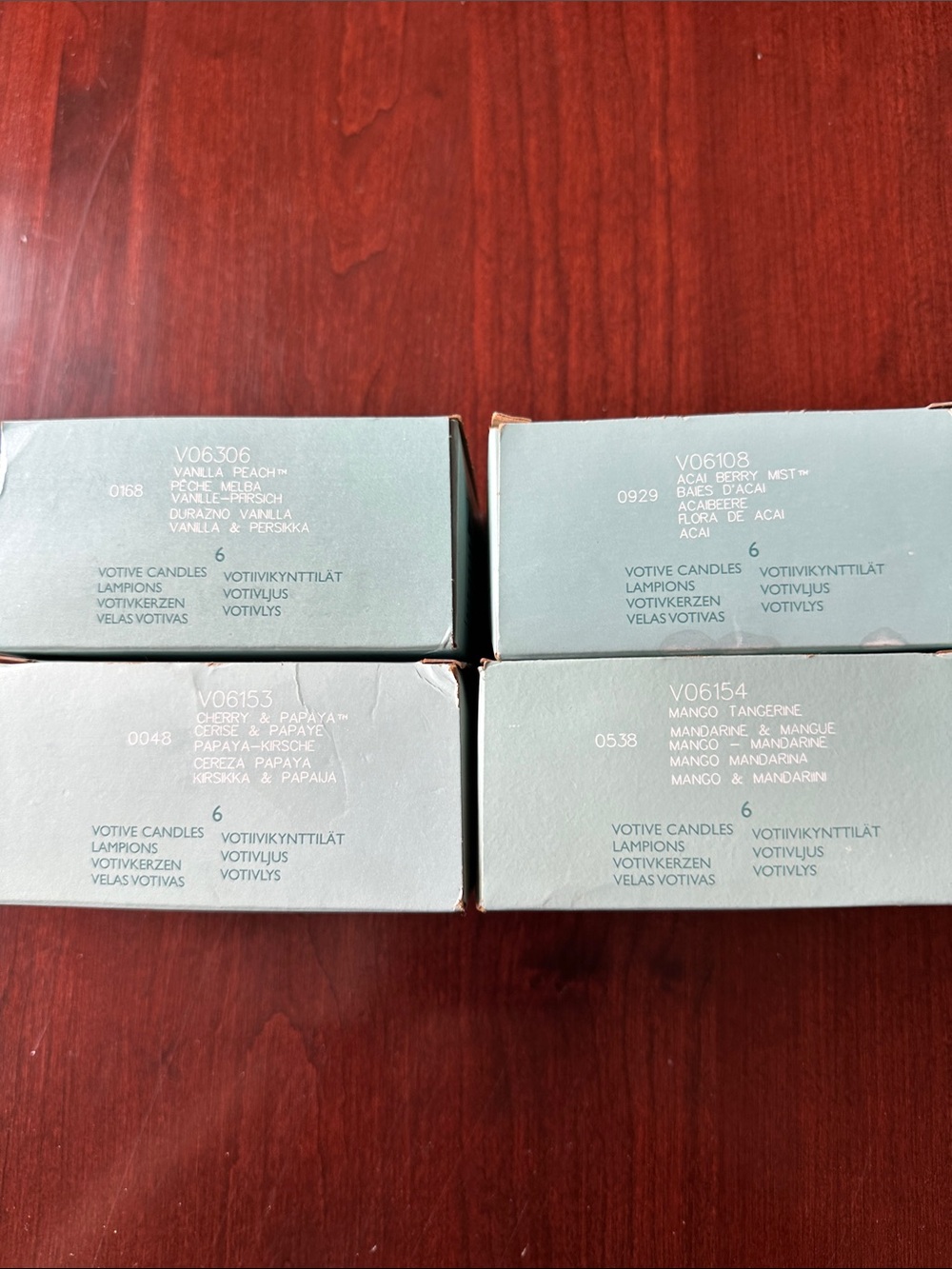 4 Boxes of PartyLite Votive Candles